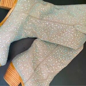 rhinestone boots (mid calf)